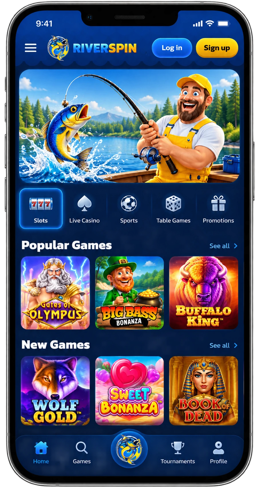 Aplikacja Riverspin Casino
